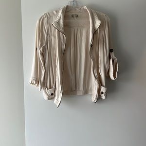 Cream Light Weight Jacket